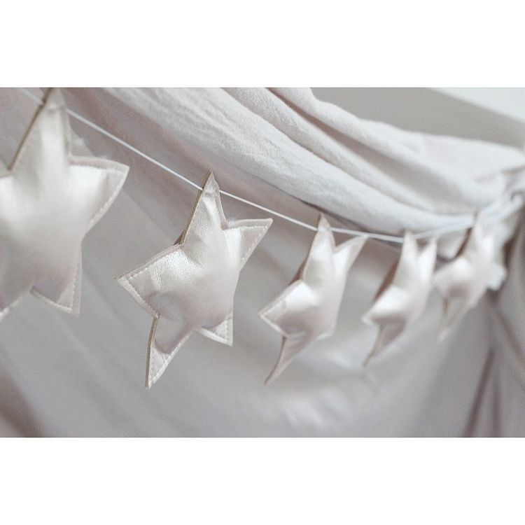 Vimpel hvide stjerner Cotton & Sweets - Billede 2