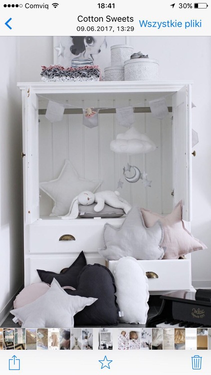 Pude grå hjerte af hør, Cotton&Sweets - Billede 7
