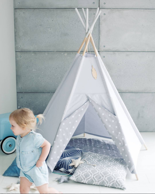 Legetelt tipi - grey sky, Little Nomad - beskadiget