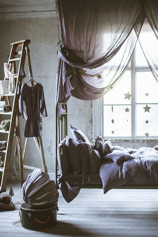 Numero 74, Bed drape sængehimmel, Silver grey - Billede 6