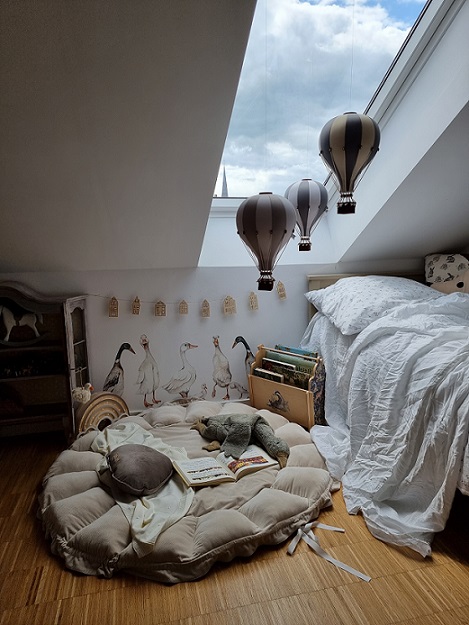 Luftballon Mørkegrå/beige - Billede 6