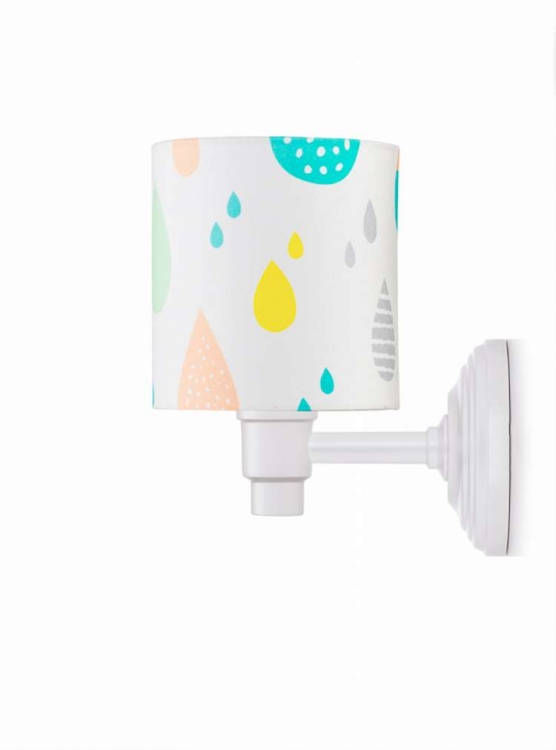Væglampe pastel raindrops