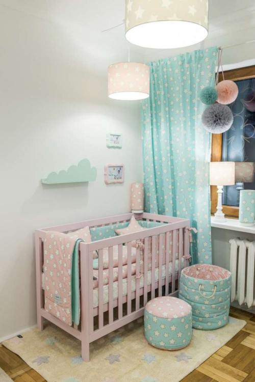 Sengelampe pink stars - Billede 2