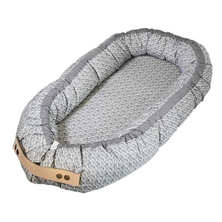 Filibabba babynest, Ocean Grey