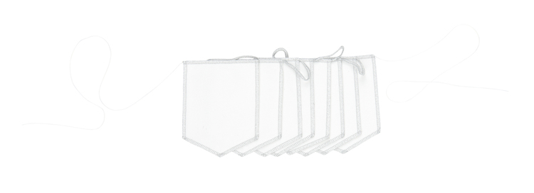 Hvid Vimpel basic Cotton & Sweets - Billede 2