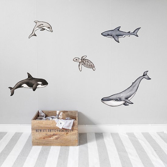 Ocean venner vægklistermærker, Stickstay
