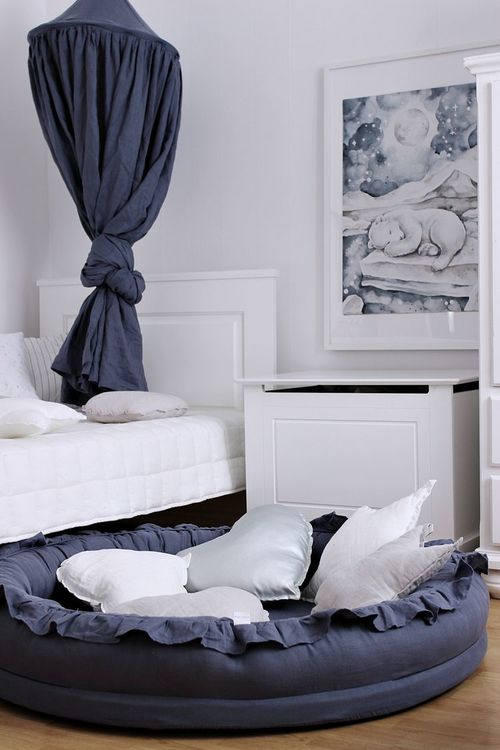 Cotton&Sweets grafit junior rede i 100% hør - Billede 2