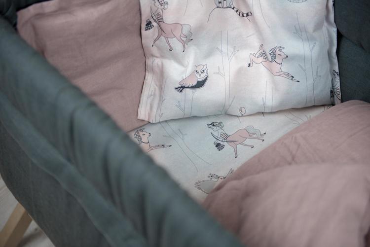 Ng Baby, lagen til tremmeseng/vugge woods rose , Woods & Fairytales - Billede 4