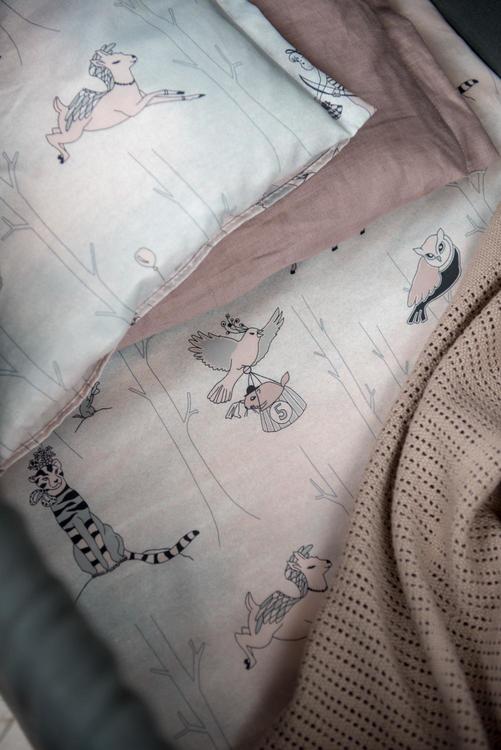 Ng Baby, lagen til tremmeseng/vugge woods rose , Woods & Fairytales