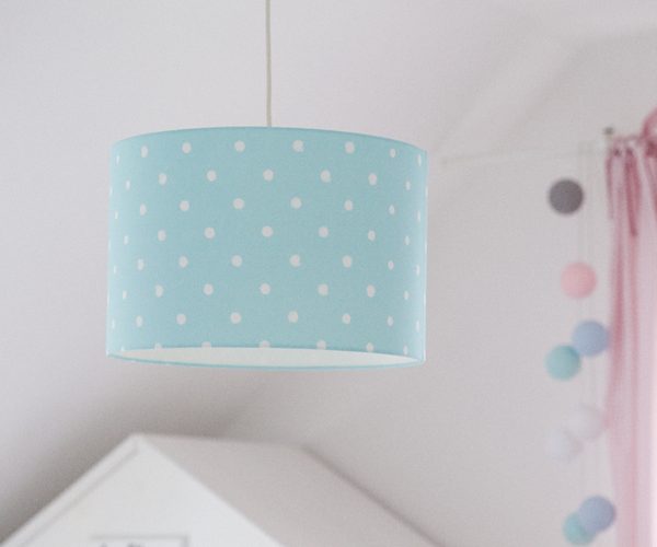 Lamps&Company, Loftslampe til børneværelset, Lovely dots mint