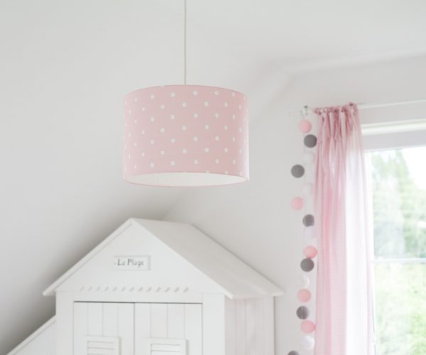 Lamps&Company, Loftlampe til børneværelset, Lovely dots pink
