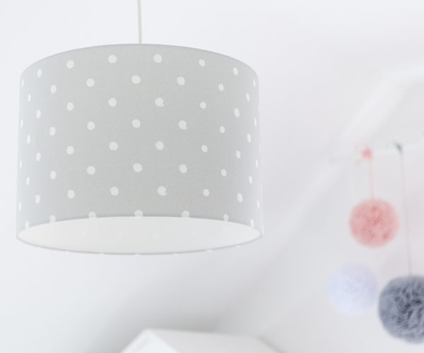 Lamps&Company, Loftlampe til børneværelset, Lovely dots grå