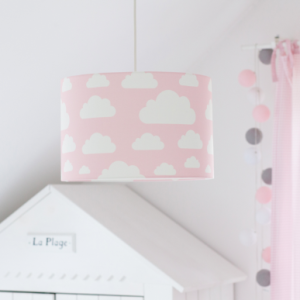 Lamps&Company, Lyserød loftlampe til børneværelset, sky