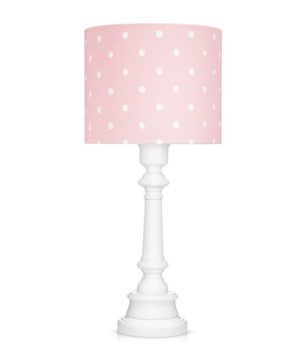 Lamps&Company, Bordlampe til børneværelset, dots pink