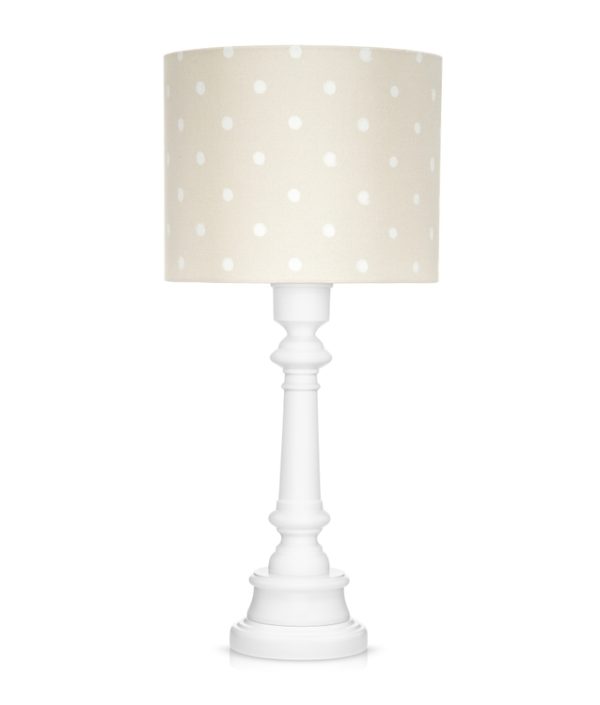 Lamps&Company, Bordlampe til børneværelset, dots beige