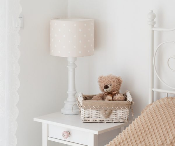 Lamps&Company, Bordlampe til børneværelset, dots beige
