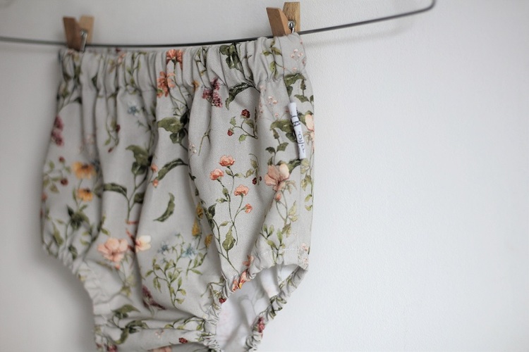 Bloomers lysegrå blomster - Billede 2