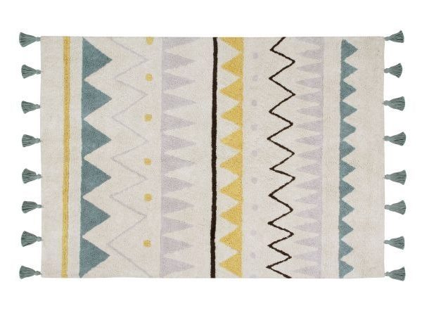 Lorena Canals, Tæppe Aztec Vintage Blue