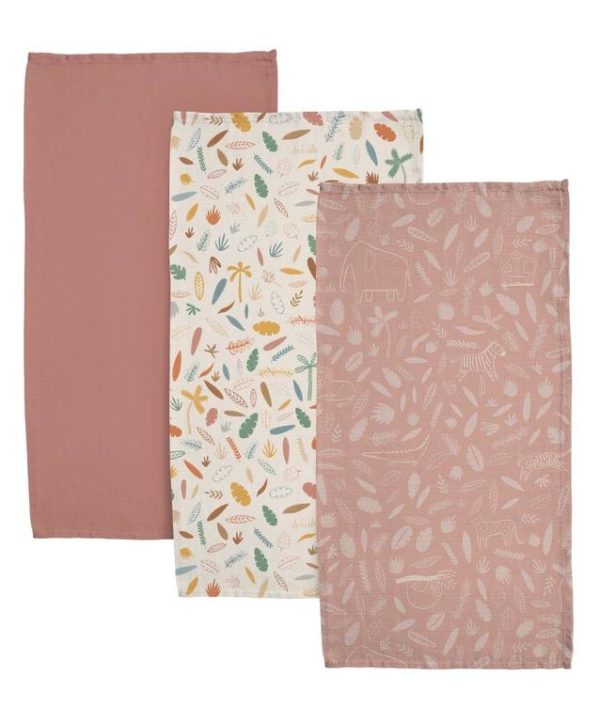 Sebra, Sutteklud Wildlife 3-pack, sunset pink