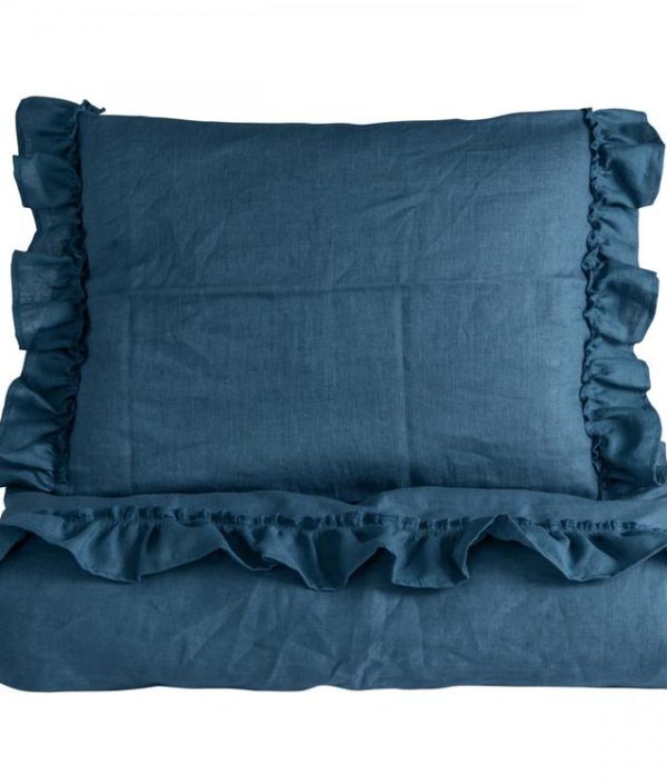 Ng Baby Lagen af hør med FLÆSE, Dusty Blue