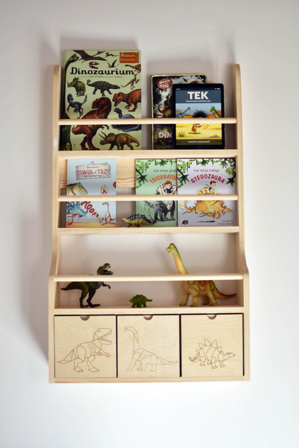 Væghylde Dino med tre skuffer, Cameleon - Billede 6