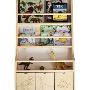 Væghylde Dino med tre skuffer, Cameleon