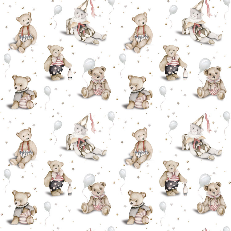Dekornik, tapet Teddy Bears Small