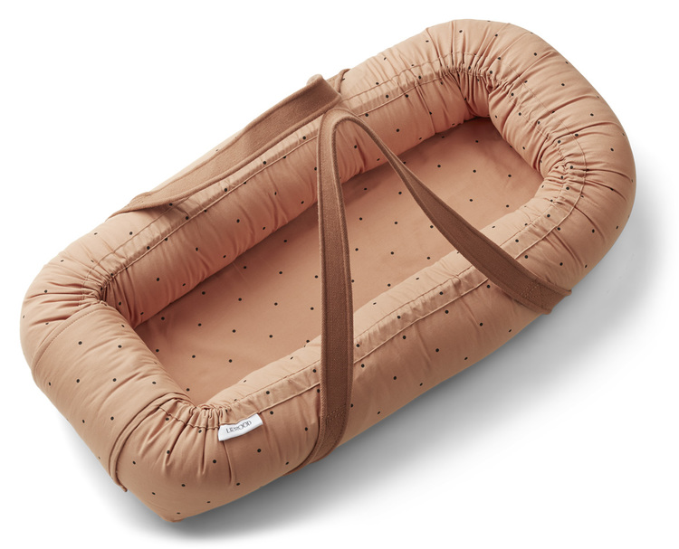 Liewood, babylift babynest classic dot tuscany rose