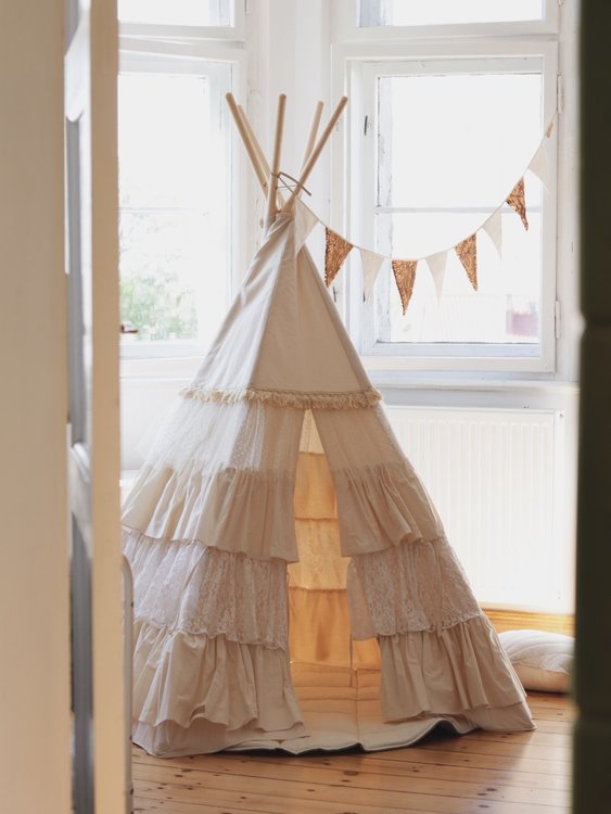 Moi Mili, tipitelt med flæser Shabby Chick - Billede 4