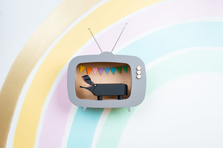 Up Warsaw, tv-hylde, dusty grey - Billede 3