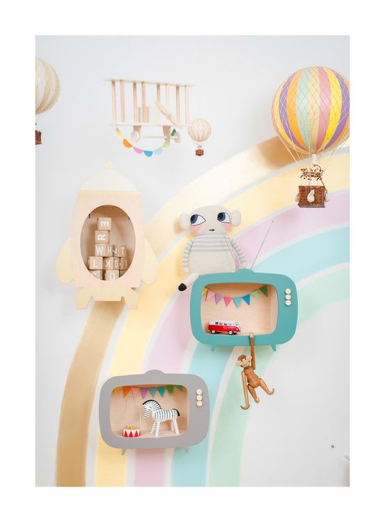 Up Warsaw, tv-hylde, dusty grey - Billede 2