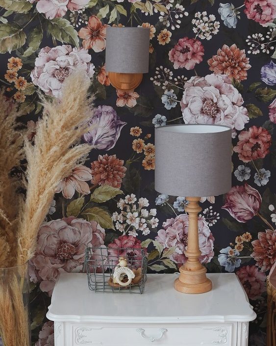 Lamps&Company, Væglampe grå lærred