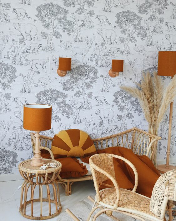 Lamps&Company, Væglampe sennep linned