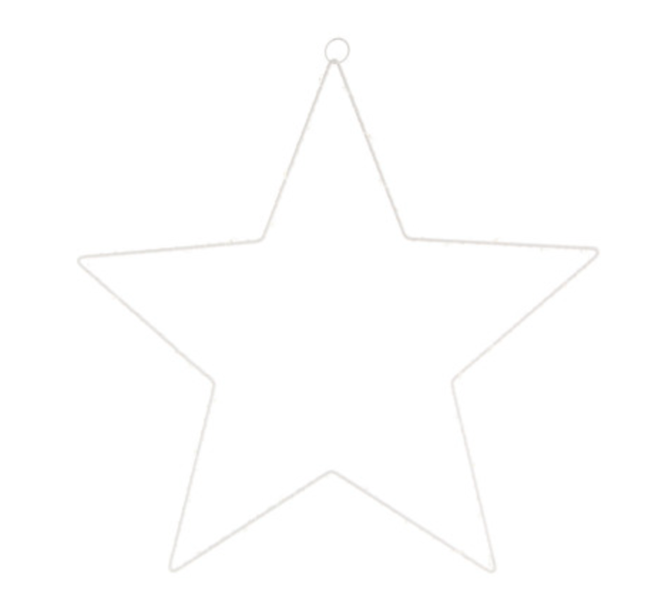 LED-lampe Stjerne hvid