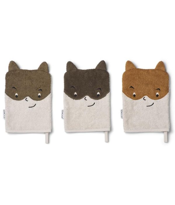 Liewood vaskeklude 3-pack Sylvester, Superhero multi mix