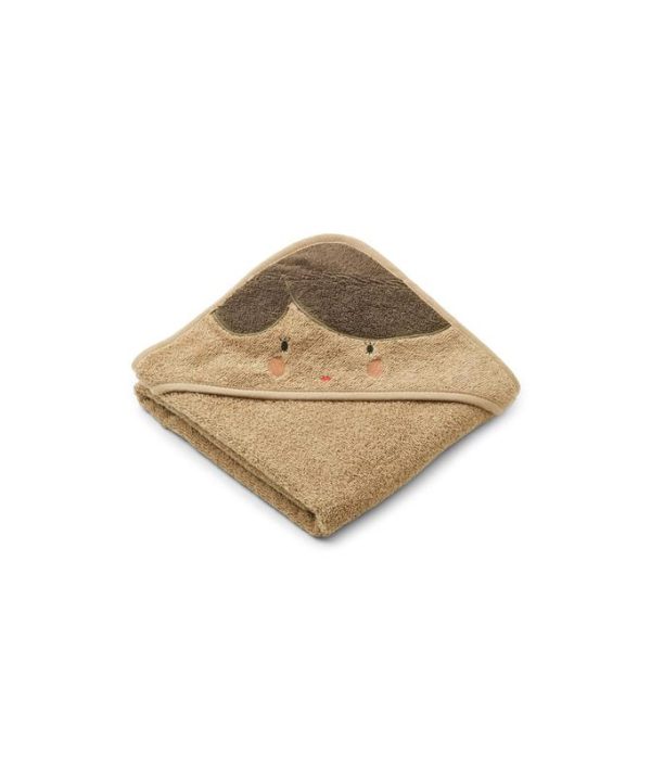 Liewood Albert dukke/havre, håndklæde med hætte til nyfødte