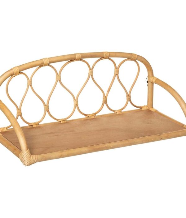 Hylde i rattan, medium beige