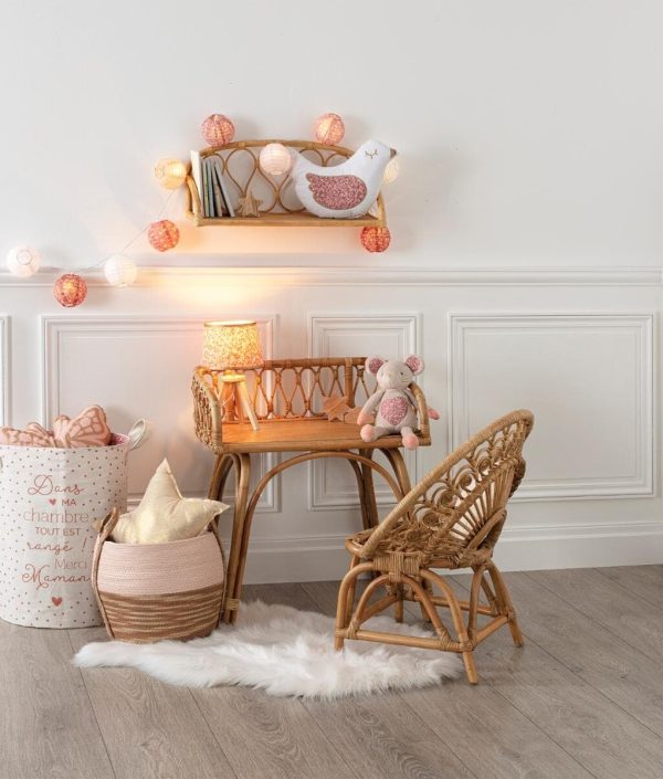 Hylde i rattan, medium beige