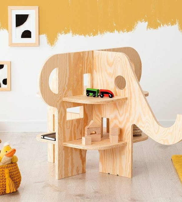 Babylove, gulvbogreol til børneværelset, Elefant