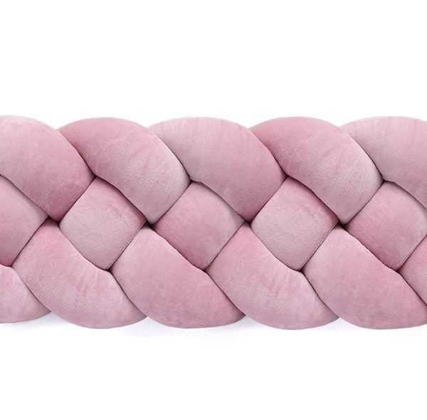 Tremmesengsafskærmning flettet - Dusty Pink