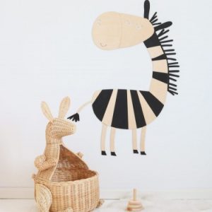 Vægdekoration zebra