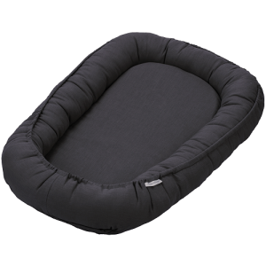 Cotton & Sweets, grafit klassisk babyrede i 100 % linned