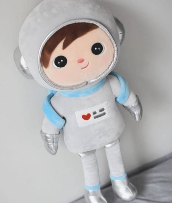 Astronaut, stor dukke med navn