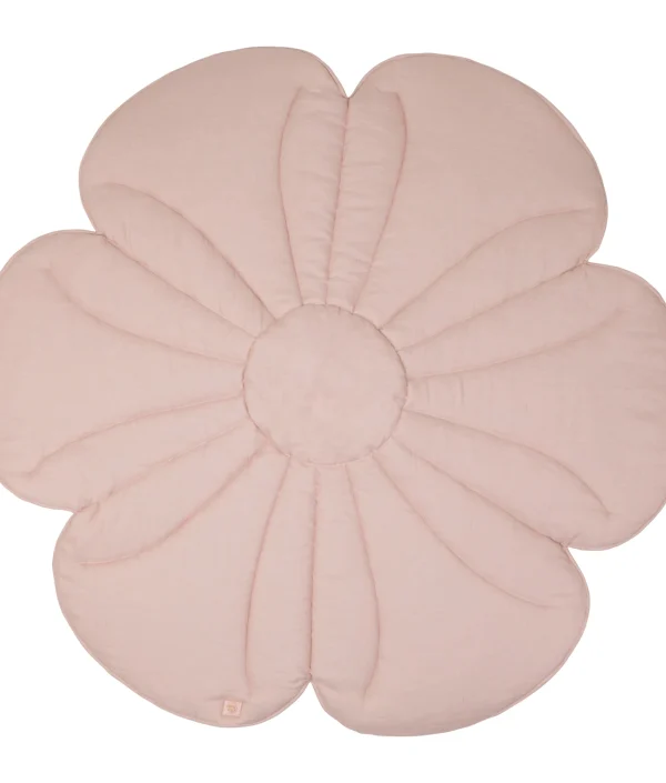 Moi Mili, legetæppe i linned, Bloom Powder Rose