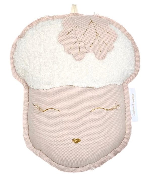 Cotton & Sweets, sengemobil vægdekoration pudderrosa agern