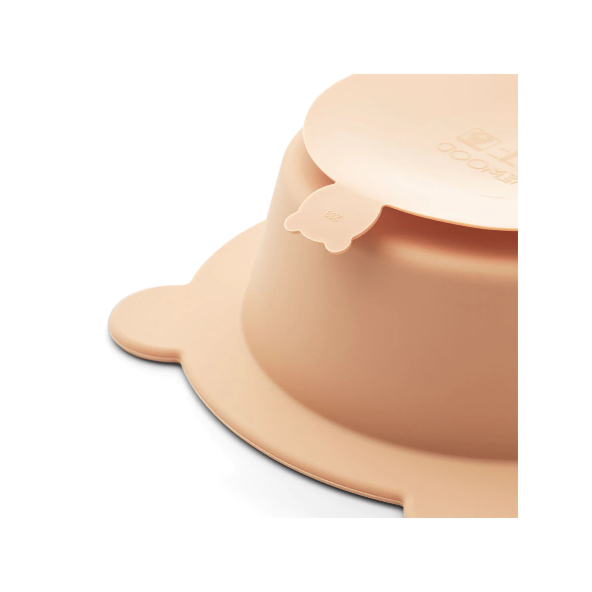 Liewood, 2-pak silikoneskål med sugekop Peony, Mustard tuscany rose - Billede 4