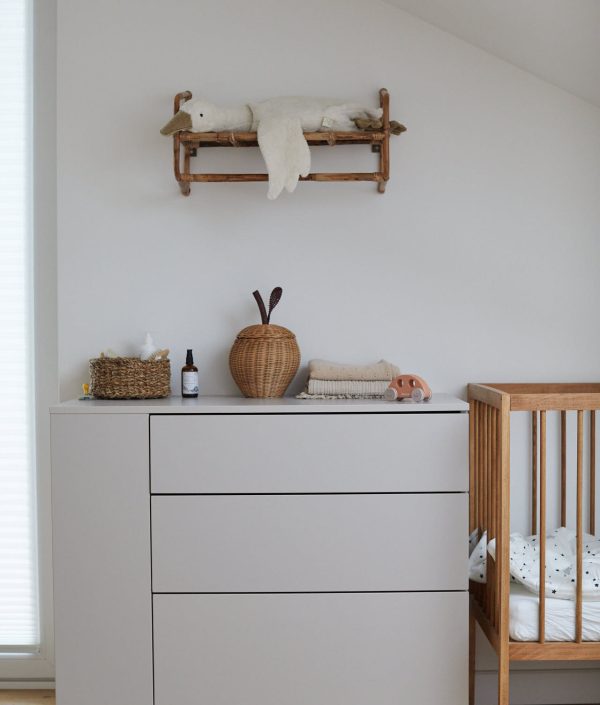 Woodluck, kommode med bogreol, BASIC