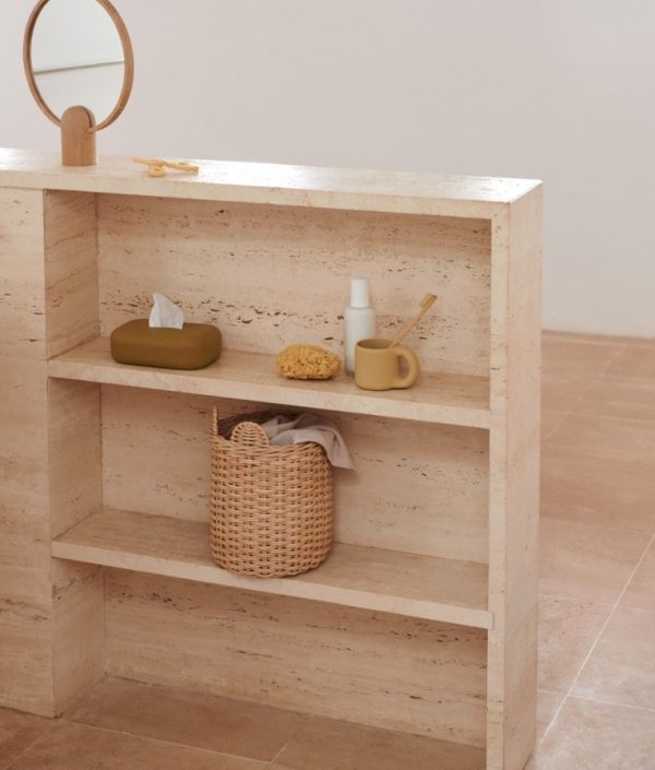Liewood, Inger opbevaringskurv i rattan, natur