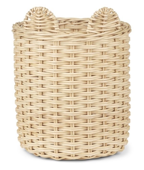 Liewood, Inger opbevaringskurv i rattan, natur