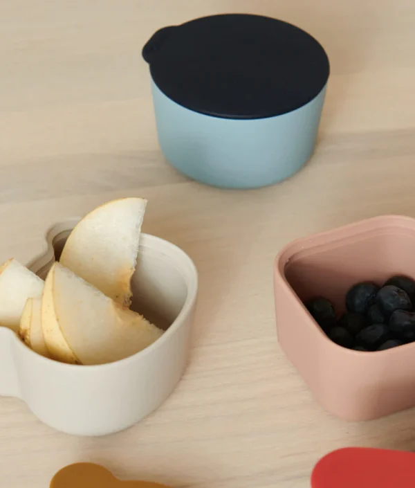 Liewood, Toto 4-pak snackskåle i silikon, Rose multi mix